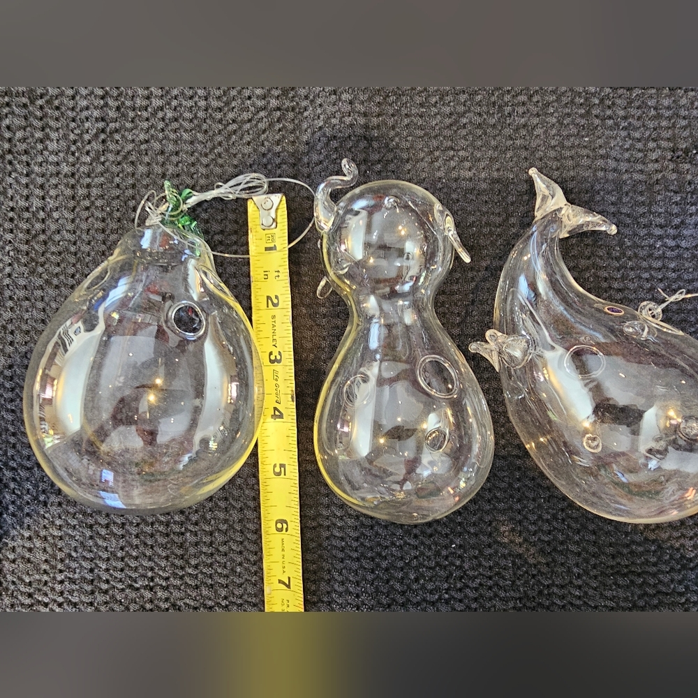3/25$ Glass Vases Set of 3  Hydroponics Plants - Picture 5 of 10
